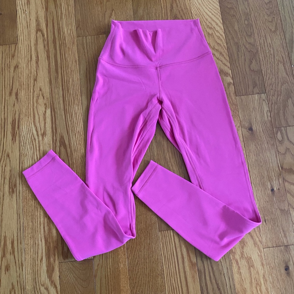 Pink lululemon Align HR pant 28